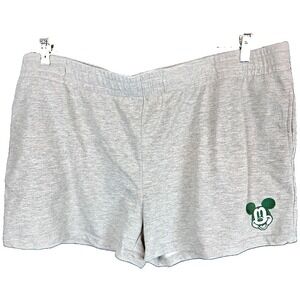 Disney Mickey Mouse Gray Shorts Size XL Adult Disney Franchise Character Theme